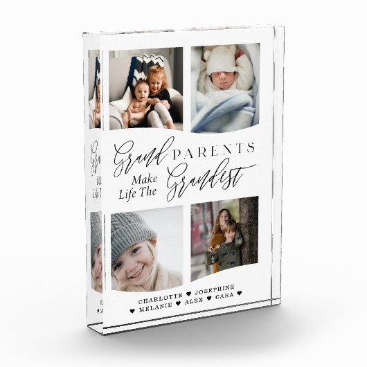 祖父母が人生を最も壮大な写真コラージュに フォトブロック (左)