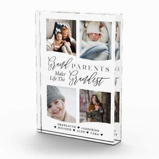 祖父母が人生を最も壮大な写真コラージュに フォトブロック (右)