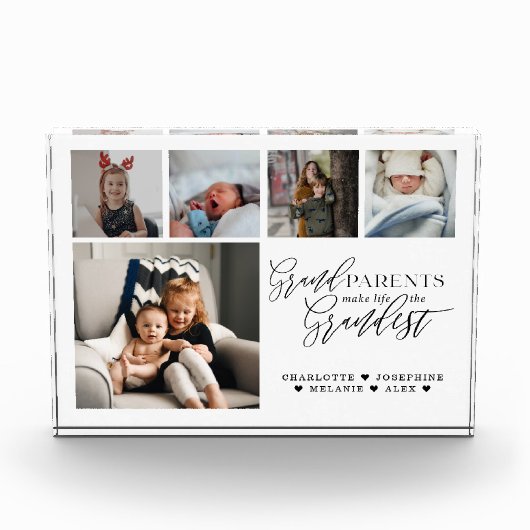 祖父母が人生を最高の写真集にする フォトブロック (正面)