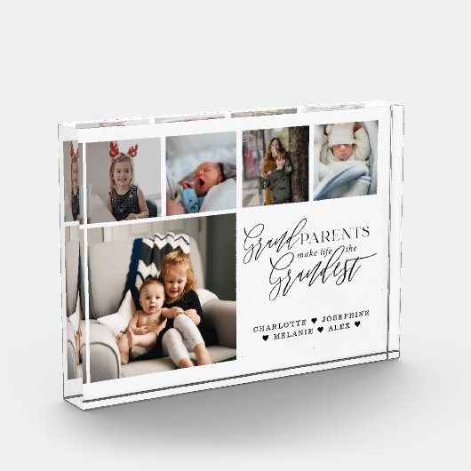 祖父母が人生を最高の写真集にする フォトブロック (左)