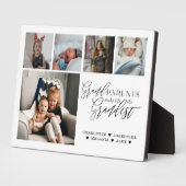 祖父母が人生を最高の写真集にする フォトプラーク (側面)