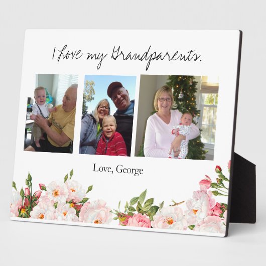 祖父母が大好き|過去記事 フォトプラーク (側面)