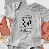 祖父母が妊娠発表を推進 ベビーボディスーツ