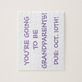 "祖父母であることを行きます!" パズル (縦)