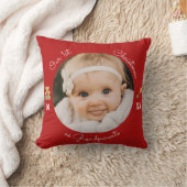 祖父母としての初めてのクリスマス装飾用クッション クッション (ブランケット)