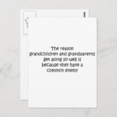 祖父母と孫の名言 ポストカード (正面/裏面)