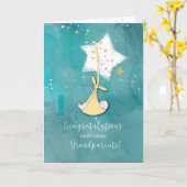 祖父母になりおめでとうベビースター カード (黄色い花)