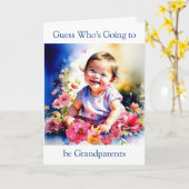 祖父母になる人を推測する カード (黄色い花)