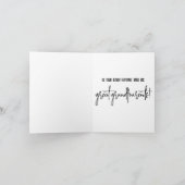 祖父母に明らかにする野生の青フローラ妊娠 案内状 (内部)