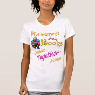 祖父母に贈る、かわいい完璧な本退職した切り Tシャツ