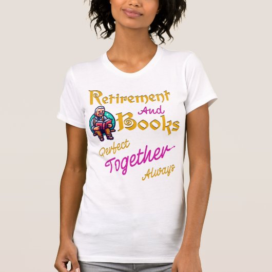 祖父母に贈る、かわいい完璧な本退職した切り Tシャツ (正面)