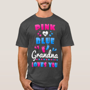 祖父母のおばあちゃんに愛される性別の暴露 Tシャツ