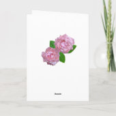 祖父母のための女の赤ちゃんの誕生の発表カード 案内状 (裏面)