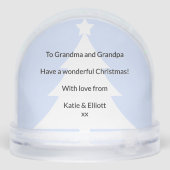 祖父母のための孫の写真 – クリスマス (裏面)