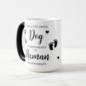 祖父母のカスタムベビー発表 モーフィングマグカップ (正面左)