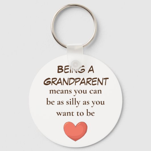 祖父母のキーホルダー キーホルダー (正面)