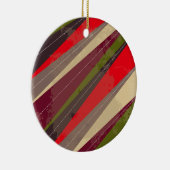 祖父母のクリスマスのギフトの円のオーナメント セラミックオーナメント (右)