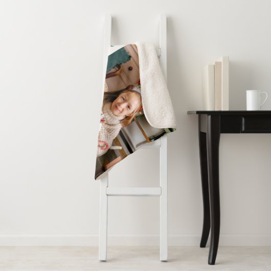 祖父母のクリスマスパーソナライズされた詩の写真 シェルパブランケット (インサイチュ)