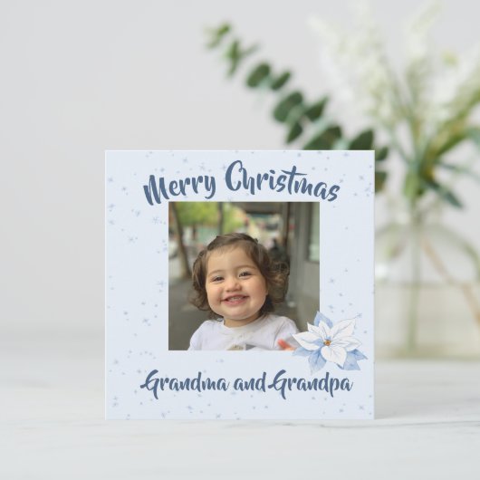 祖父母のクリスマスフォトフローラ挨拶 (スタンド正面)