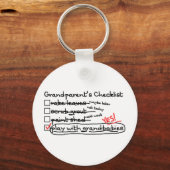 祖父母のチェックリスト キーホルダー (正面)
