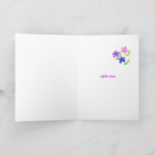 祖父母のデイカード – フラワーパワー カード (内部)