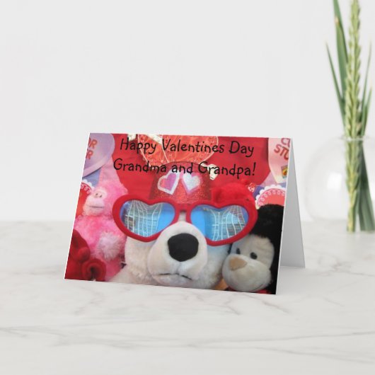 祖父母のバレンタインカード シーズンカード (正面)