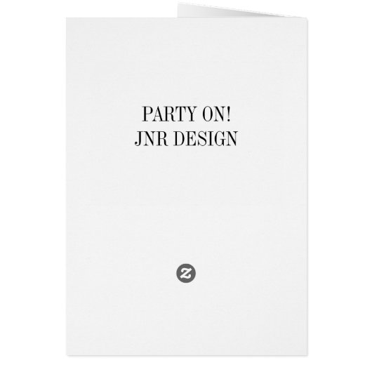 祖父母のフクロウ誕生日カード (裏面)