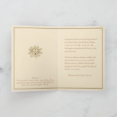 祖父母のベビー賛美マリー カード (内部)