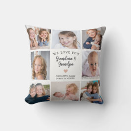 祖父母の写真コラージュが大好きモダン クッション