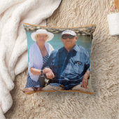 祖父母の写真記念贈パーソナライズされた与 クッション (ブランケット)