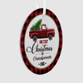 祖父母の初めてのクリスマス オーナメント (正面)