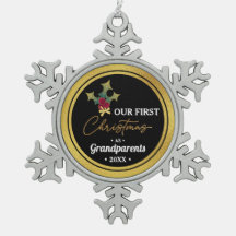 祖父母の初めてのクリスマス