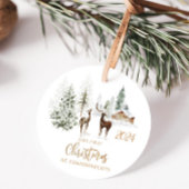 祖父母の初めてのクリスマス セラミックオーナメント