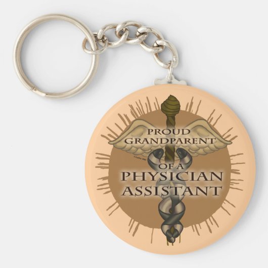 祖父母の医師助手 キーホルダー (正面)