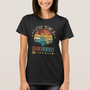 祖父母の女性ロージーヴィンテージGr Tシャツ