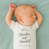 祖父母の妊娠発表 ベビーボディスーツ