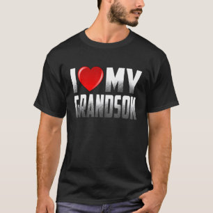 祖父母の孫に孫が大好き Tシャツ