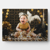 祖父母の孫の写真の贈り物|過去記事 フォトプラーク (正面)