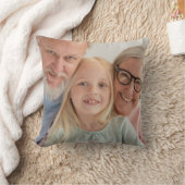 祖父母の孫の写真を作成する クッション (ブランケット)