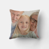 祖父母の孫の写真を作成する クッション (裏面)