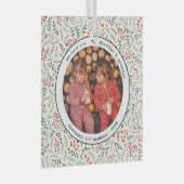 祖父母の孫への贈り物フォトグラス ガラスオーナメント (正面右)