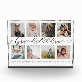祖父母の孫への贈り物フォトコラージュ フォトブロック (正面)
