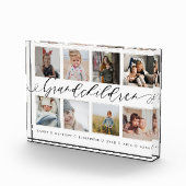 祖父母の孫への贈り物フォトコラージュ フォトブロック (右)