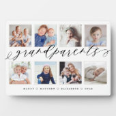 祖父母の孫への贈り物フォトコラージュ フォトプラーク (正面)