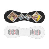 祖父母の孫娘へカスタム写真 野球ボール (パネル)