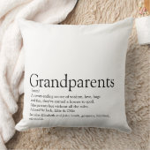 祖父母の定義ことわざ大 クッション (ブランケット)
