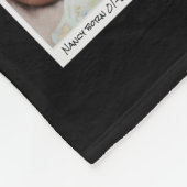 祖父母の家族の写真コラージュ フリースブランケット (角)