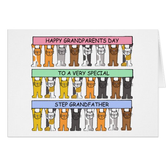 祖父母の幸せなステップ祖父 (正面横)