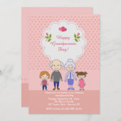 祖父母の愛は無限大 招待状 (正面/裏面)