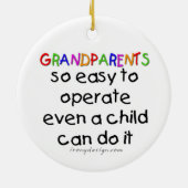 祖父母の愛 セラミックオーナメント (裏面)